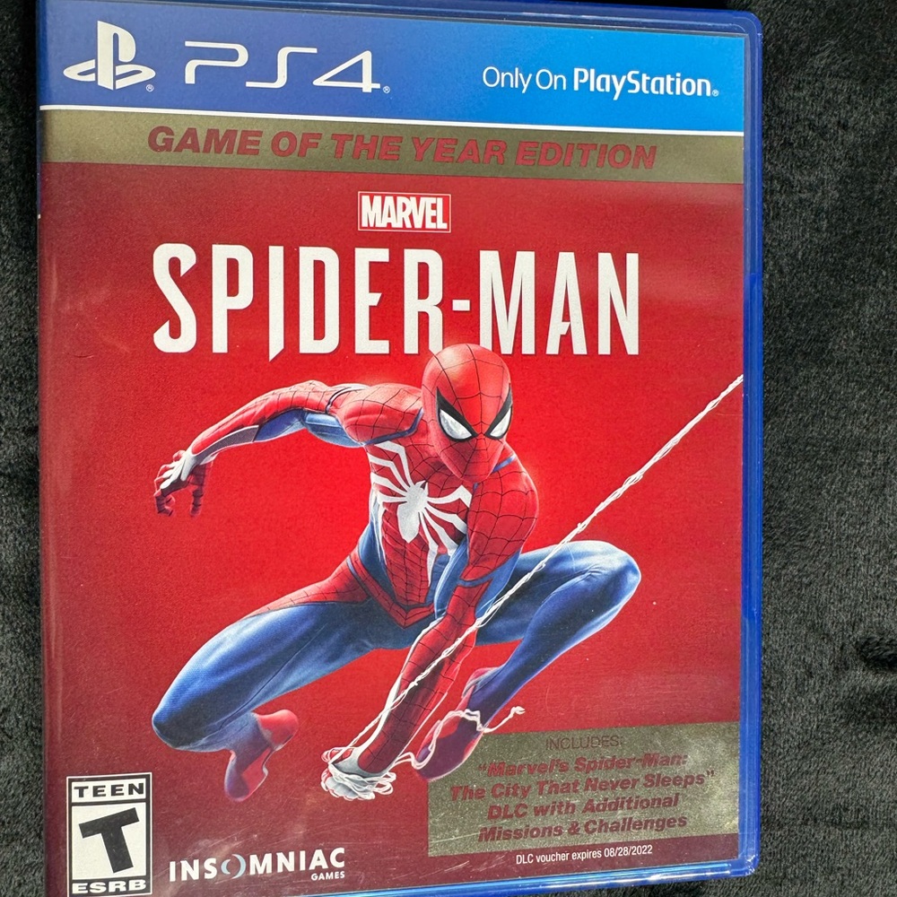 Sony PS4 Marvel Spider-Man Game of the Year Edition